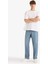 %100 Pamuk Baggy Fit Normal Bel Geniş Paça Jean Pantolon E8421AX25AU 9