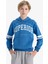 Erkek Çocuk 2'li Takım Baskılı Kapüşonlu Sweatshirt Eşofman Altı D3565A825AU 10