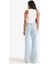 Straight Wide Yüksek Bel Düz Paça Uzun Jean Pantolon F2946AX25WN 12