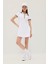 Polo Yaka Kısa Kollu Mini Yazlık Elbise 11