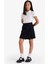 Kız Çocuk Okul Beli Lastikli Gabardin Şort Etek F1434A825AU 10