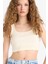 Fitted Kare Yaka Fitilli Kaşkorse Crop Atlet X8330AZ25SM 7