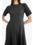 Bisiklet Yaka Basic Düz Kısa Kollu Midi Yazlık Elbise F3816AX25SM 17