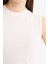 Regular Fit Fitilli Kaşkorse Basic Düz Kolsuz Tesettür Tunik F3610AX25SM 11