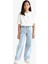 Kız Çocuk Baggy Fit Geniş Paça Jean Pantolon E9833A825AU 10