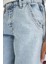 Kız Çocuk Baggy Fit Geniş Paça Jean Pantolon E9833A825AU 15