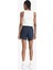 Fit Beli Lastikli Beyaz Sporcu Şort F3266AX25SM 15