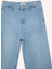 %100 Pamuk Skater Fit Geniş Kalıp Yüksek Bel Geniş Paça Jean Pantolon F3925AX25SM 18