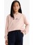 Kız Çocuk Relax Fit Bisiklet Yaka Baskılı Sweatshirt E8817A825AU 10