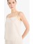 Regular Fit Kare Yaka Çizgili Modal Askılı Bluz F0397AX25SP 9