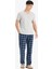 Regular Fit Kareli Cepli Polar Pijama Altı F4224AX25WN 7