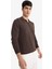 Standart Fit Polo Yaka Yarım Fermuarlı Premium Triko Kazak D0621AX25AU 10