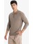 Standart Fit Polo Yaka Premium Düğmeli Triko Kazak D0454AX25AU 8