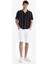 Slim Fit Dar Kesim Beyaz Jean Bermuda Şort 10