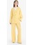 Relax Fit 2'li Takım Gofre Dokulu Uzun Kollu Kimono Pantolon F4095AX25SM 8