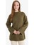 Loose Fit Bisiklet Yaka Triko Tunik F3242AX25WN 9