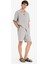 %100 Keten Relax Fit Bermuda Şort F4599AX25HS 8