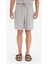 %100 Keten Relax Fit Bermuda Şort F4599AX25HS 11