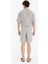 %100 Keten Relax Fit Bermuda Şort F4599AX25HS 14