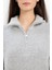 Relax Fit Yarım Fermuarlı Triko Kazak F3897AX25WN 11