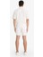 %100 Pamuk Yazlık Relax Fit Rahat Beyaz Jean Bermuda Şort Z4460AZ25SM 15