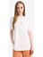 Regular Fit Bisiklet Yaka Baskılı Kısa Kollu Tişört Tunik F5123AX25SM 9