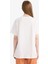 Regular Fit Bisiklet Yaka Baskılı Kısa Kollu Tişört Tunik F5123AX25SM 12