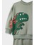 Erkek Bebek 2'li Takım 3D Dinozor Baskılı Sweatshirt Eşofman Altı F5070A525AU 14