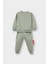 Erkek Bebek 2'li Takım 3D Dinozor Baskılı Sweatshirt Eşofman Altı F5070A525AU 16