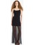Coool Bodycon Vücudu Saran Kare Yaka Askılı Tül Maxi Elbise F5548AX25SM 12