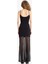 Coool Bodycon Vücudu Saran Kare Yaka Askılı Tül Maxi Elbise F5548AX25SM 16