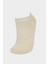 Kadın Rahat Lastikli 7'li Pamuklu Patik Çorap F5656AXNS 8