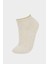 Kadın Parıltılı 5'li Pamuklu Patik Çorap 10