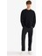 Boxy Fit Rahat Kesim Bisiklet Yaka Yumuşak Kumaş Basic Düz Sweatshirt F4642AX25AU 10