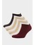 Kadın Rahat Lastikli 7'li Pamuklu Patik Çorap F5657AXNS 7