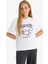 Kız Çocuk Hello Kitty Relax Fit Bisiklet Yaka Kısa Kollu Tişört F5815A825HS 9