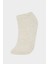 Kadın 3'lü Pamuklu Patik Çorap F5430AXNS 8