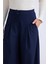 Iki Düğme Beli Lastikli Pileli Pantolon 3