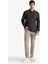 Regular Fit Polo Yaka Waffle Sweatshirt F0301AX25AU 10