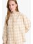 Relax Fit Ekose Desenli Uzun Kollu Tunik F4868AX25AU 10
