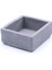 Kare Beton Saksı 10CM Gri 2