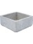 Kare Beton Saksı 10CM Gri 5