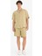 %100 Keten Relax Fit Bermuda Şort F4599AX25HS 10