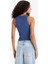 Slim Fit Dar Kesim Baskılı Halter Yaka Fitilli Kaşkorse Atlet F6239AX25HS 11