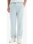 %100 Pamuk Wide Leg Beli Bağcıklı Lastikli Geniş Paça Jean Pantolon C2045AX25AU 11