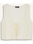 Coool Loose Fit V Yaka Triko Görünümlü Önden Bağlamalı Kolsuz Bluz F6260AX25SM 14