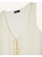 Coool Loose Fit V Yaka Triko Görünümlü Önden Bağlamalı Kolsuz Bluz F6260AX25SM 15