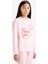 Kız Çocuk Pijama Takımı Baskılı Uzun Kollu Üst Desenli Uzun Alt F6215A825WN 11