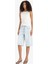 Slim Fit Dar Kesim Asimetrik Kayık Yaka Ribana Atlet F6275AX25SM 8