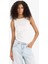 Slim Fit Dar Kesim Asimetrik Kayık Yaka Ribana Atlet F6275AX25SM 10